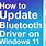 Updating Bluetooth Driver