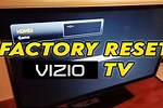 Vizio TV Reset Button