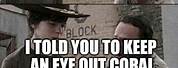Walking Dead Carl Eye Meme