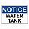 Water Tank Sign