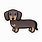 Weiner Dog Stickers
