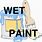 Wet Paint Cartoon