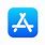 White App Store Logo