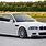 White BMW E46 M3