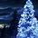 White Christmas Tree Lights Wallpaper