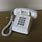 White Desk Phone