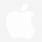 White Screen Apple Logo