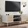 White TV Stand with Storage