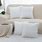 White Throw Pillows for Couch