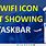 Wi-Fi Icon On Taskbar