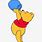 Winnie the Pooh Holding Honey Pot