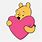 Winnie the Pooh with Heart Image