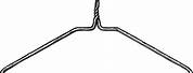 Wire Coat Hanger Clip Art