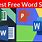 Word Processing Programs Free