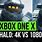 Xbox One X 4K vs 1080P