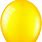 Yellow Birthday Balloons Clip Art
