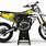 Yellow Dirt Bike