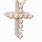 Yellow Gold Cross Necklaces for Women
