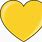 Yellow Heart Cartoon