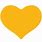 Yellow Heart Transparent