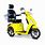 Yellow Mobility Scooter