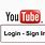 YouTube Video Sign In