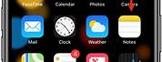 iPhone 4 Screen Icons at Top Of