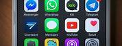 iPhone 6 Apps with WhatsApp and Facebook