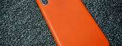 iPhone 8 Leather Case Orange