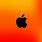 iPhone Apple Logo Orange