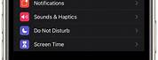iPhone Settings Screen Shot
