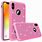 iPhone X Pink Glitter Case