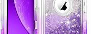 iPhone XR Battery Cases Purple Marble