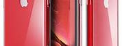 iPhone XR Red Front and Back ClearCase