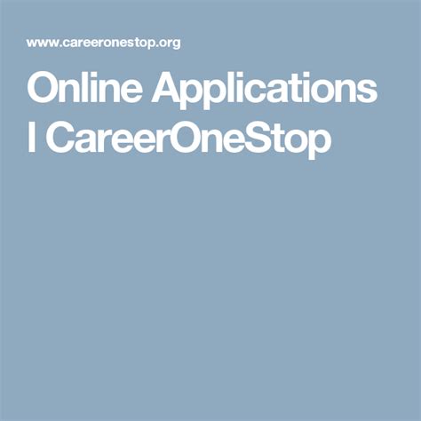Career Step Application Career Step Application Online Applications L Careeronestop