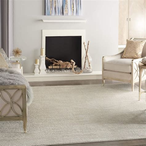 Amazon.com: Nourison Home Nourison Essentials Ivory Beige 7' x 10' Area ...