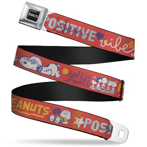 `Peanuts Title Logo Full Color Black/White - 1.0`` Seatbelt (US IMPORT) ACC NEW | eBay UK