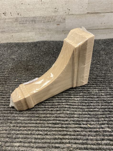 Unfinished Wood Alder Stockport Corbel Lot (2) 2-1/4 x 5 x 7 in.