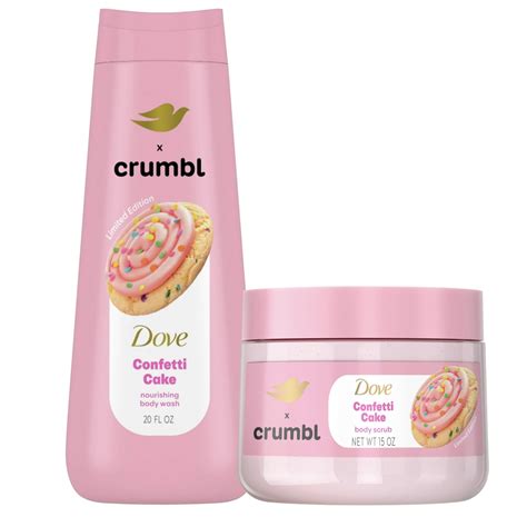 Buy Dove Moisturizing Body Wash & Scrub | Confetti Cake Scent | 20oz ...