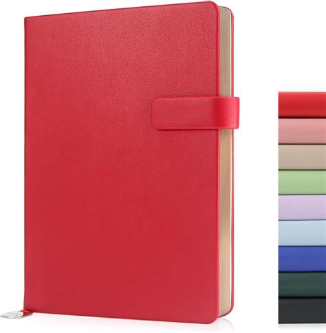 WETLOTE A5 Leather Journal and Diary, 212 Lined Pages Hardcover Lined ...