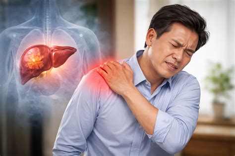 Could unexplained shoulder pain be a sign of liver cancer?