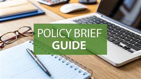 How to write a policy brief: A Practical Guide to Persuasive Policy ...