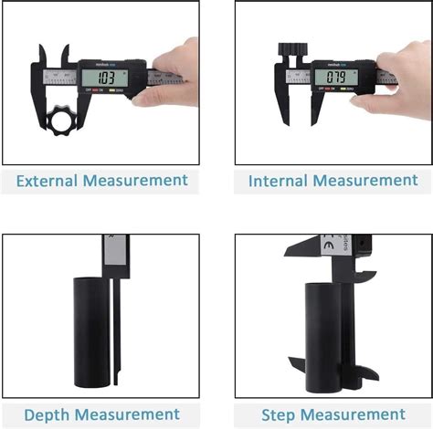 6in/150mm Digital Caliper Vernier LCD Gauge Measuring Tool