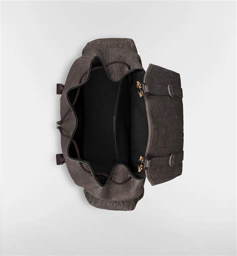 Dior Hit the Road Backpack with Flap Brown Dior Gravity Vintage Leather | DIOR