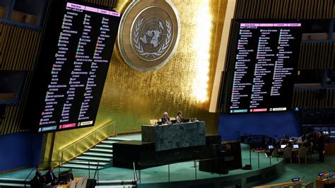 US joins Russia, North Korea and Belarus to vote against UN resolution on Ukraine war | US News ...