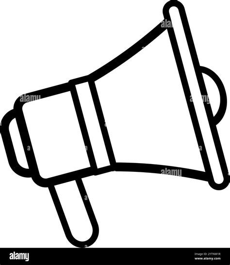 Public address system protest Stock Vector Images - Alamy