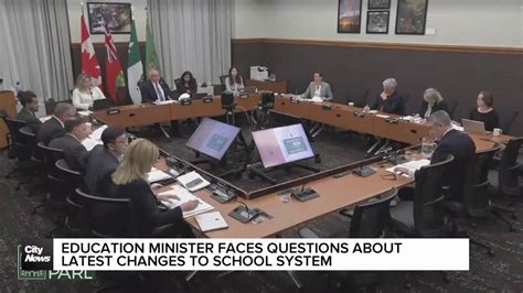 Education minister faces more questions on school system changes