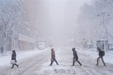 NYC Slammed By 1st Blizzard In A Decade: See Updated Snowfall Totals ...