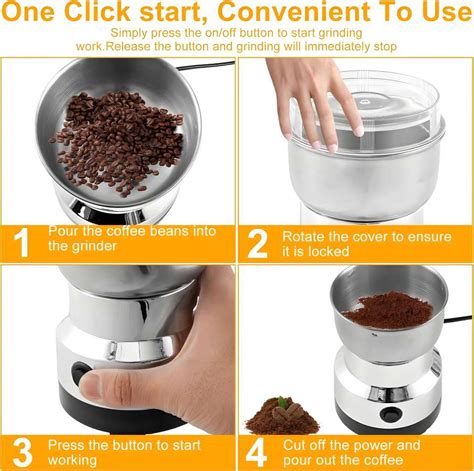 FANVEES Mini Electric Dry Masala Grinder with Stainless Steel Jar, High ...