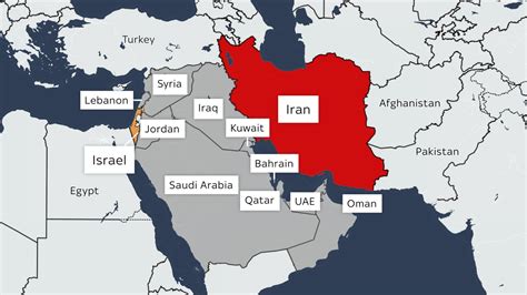Map Of Middle East Countries